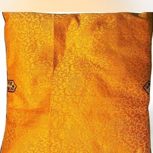 Set of 2 Hansil Bangseok satin Korean floor pillows. (Prayer pillows)